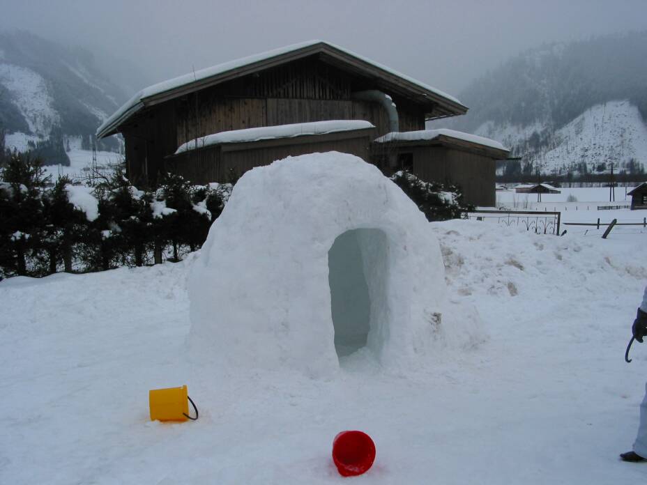 Iglu in Uttendorf - rechts